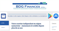 Desktop Screenshot of bdgfinances.be